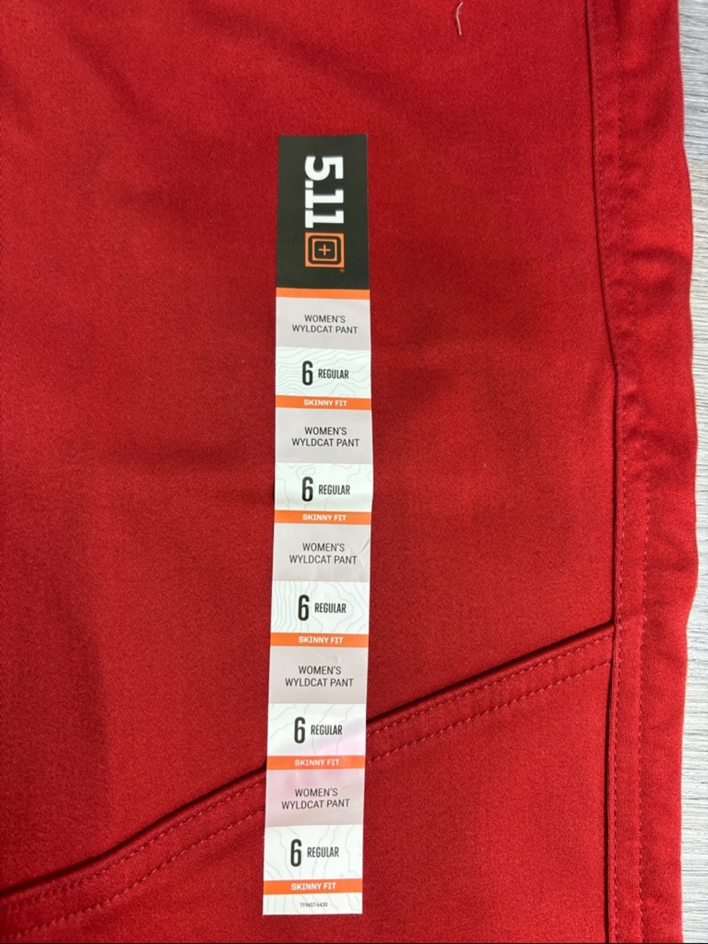 5.11 Tactical Women's Rust Wyldcat Skinny Fit Pants‎ - size 6 NWT - Picture 6 of 10